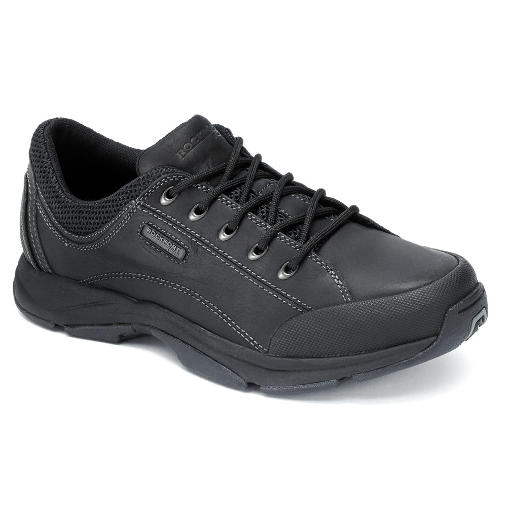 Rockport Sneakers For Mens Black - Chranson Lace-Up - YA1802934